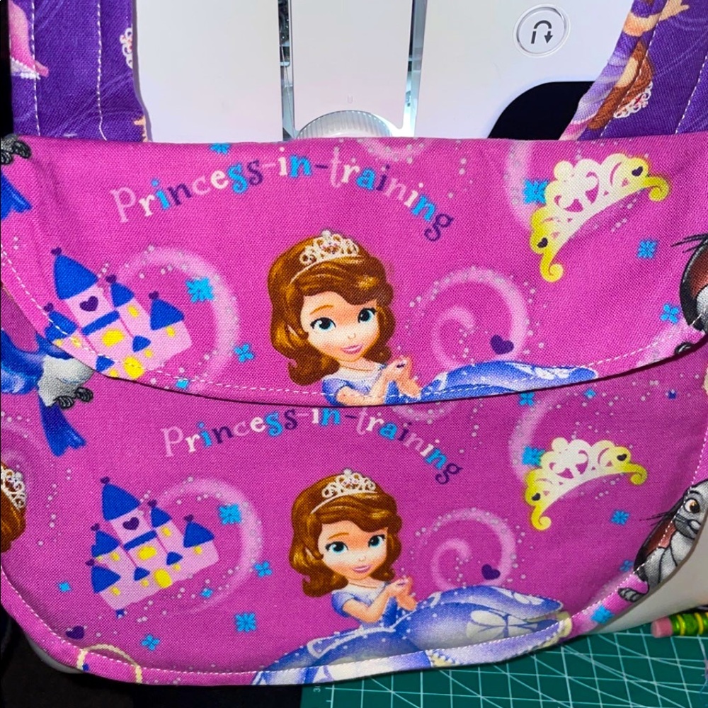 Disney Jr. Princess Sofia sewn fabrics mini purse for kids/toddlers